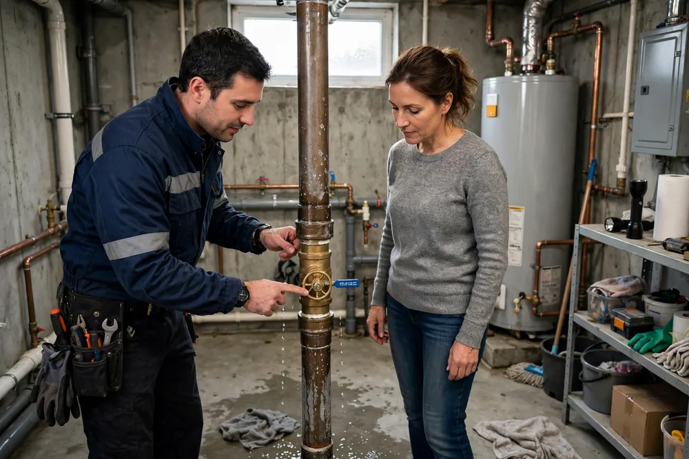 Burst Pipe & Freeze Water Damage Repair Bancroft, ID — thermal imaging used to find a hidden burst pipe