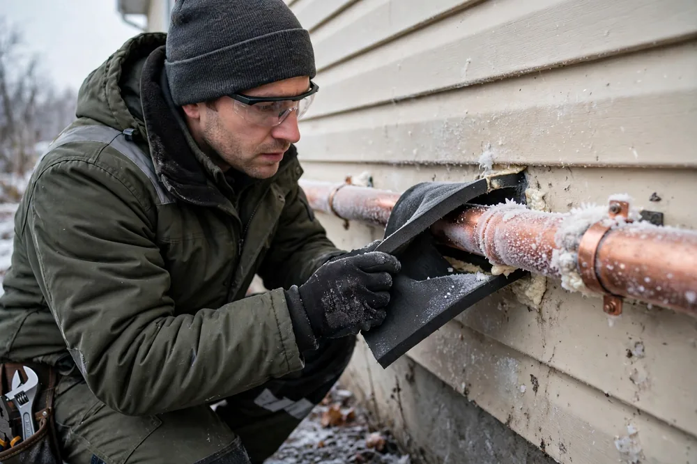 Burst Pipe & Freeze Water Damage Repair Banks, ID — thermal imaging used to find a hidden burst pipe