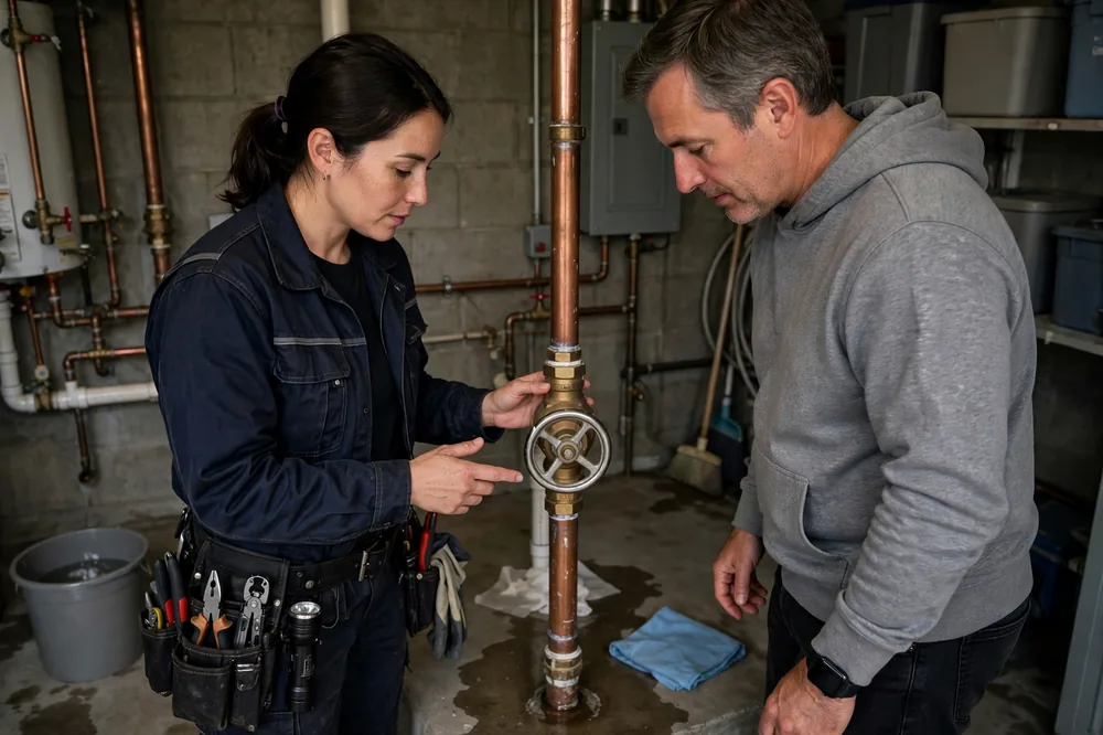 Burst Pipe & Freeze Water Damage Repair Blanchard, ID — thermal imaging used to find a hidden burst pipe