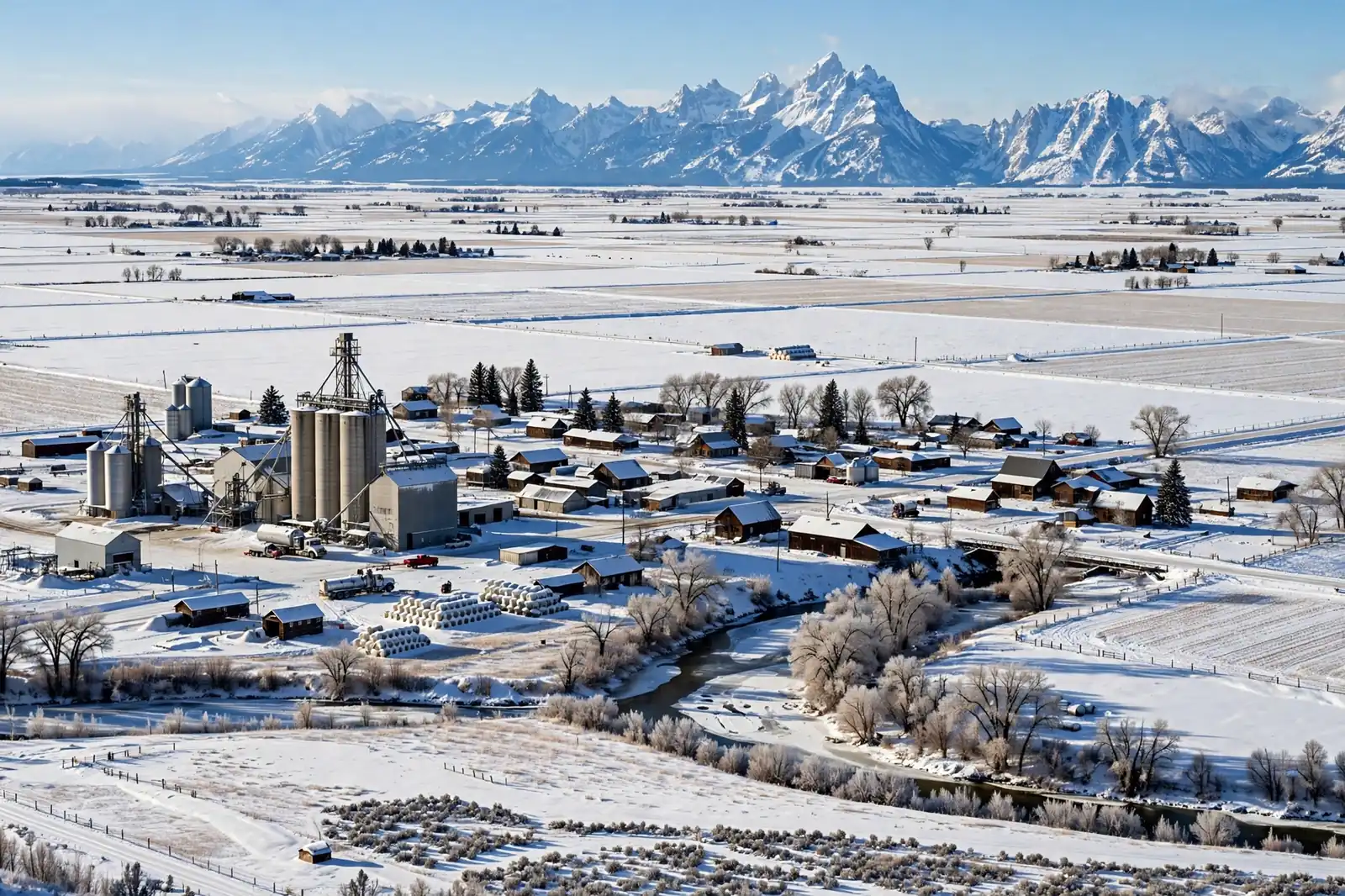 Burst Pipe & Freeze Water Damage Repair Boise County, ID — an Idaho winter landscape in Boise County with a service van