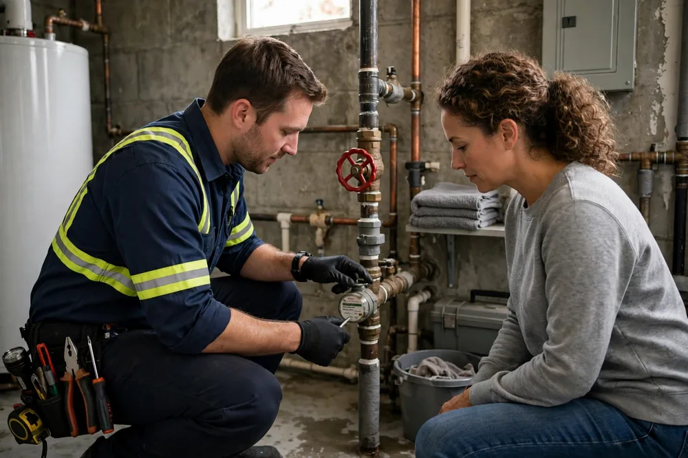 Burst Pipe & Freeze Water Damage Repair Bruneau, ID — thermal imaging used to find a hidden burst pipe