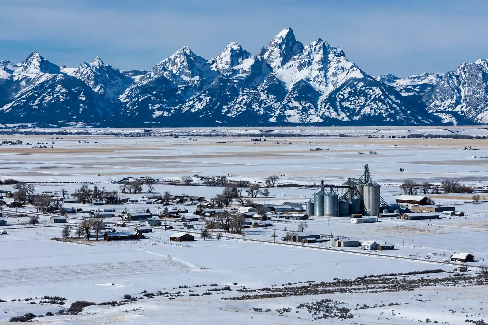 Burst Pipe & Freeze Water Damage Repair Cassia County, ID — an Idaho winter landscape in Cassia County with a service van