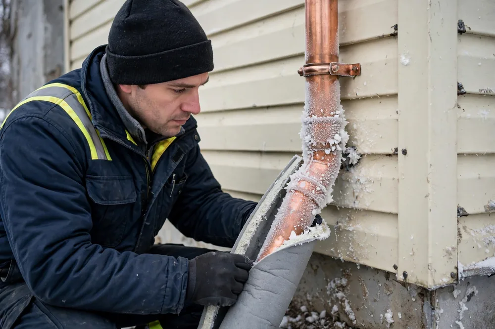 Burst Pipe & Freeze Water Damage Repair Clark Fork, ID — thermal imaging used to find a hidden burst pipe