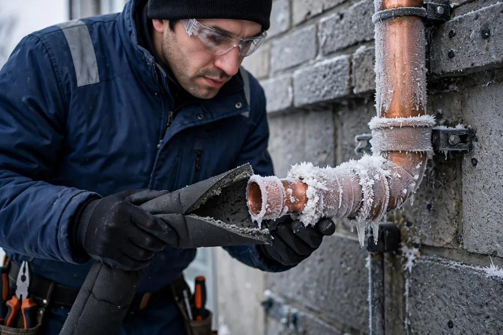 Burst Pipe & Freeze Water Damage Repair Downey, ID — thermal imaging used to find a hidden burst pipe