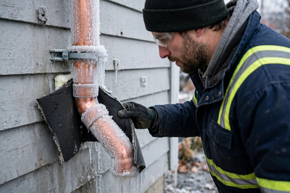 Burst Pipe & Freeze Water Damage Repair Greenleaf, ID — thermal imaging used to find a hidden burst pipe