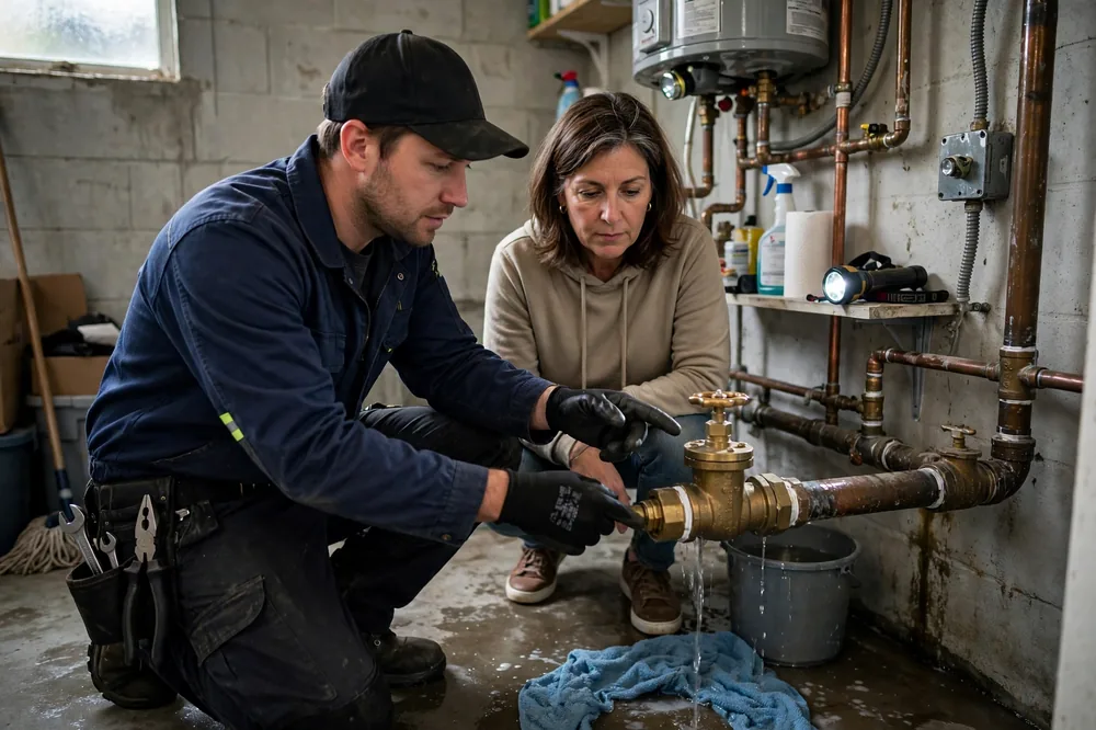 Burst Pipe & Freeze Water Damage Repair Hammett, ID — thermal imaging used to find a hidden burst pipe