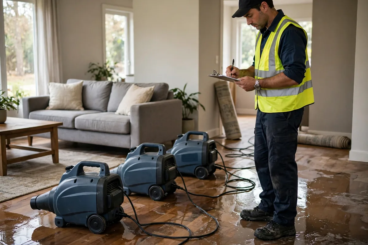 Burst Pipe & Freeze Water Damage Repair Hammett, ID — a technician fitting pipe insulation