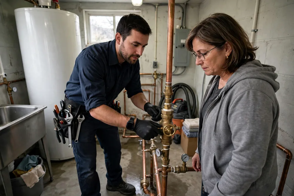 Burst Pipe & Freeze Water Damage Repair Harrison, ID — thermal imaging used to find a hidden burst pipe