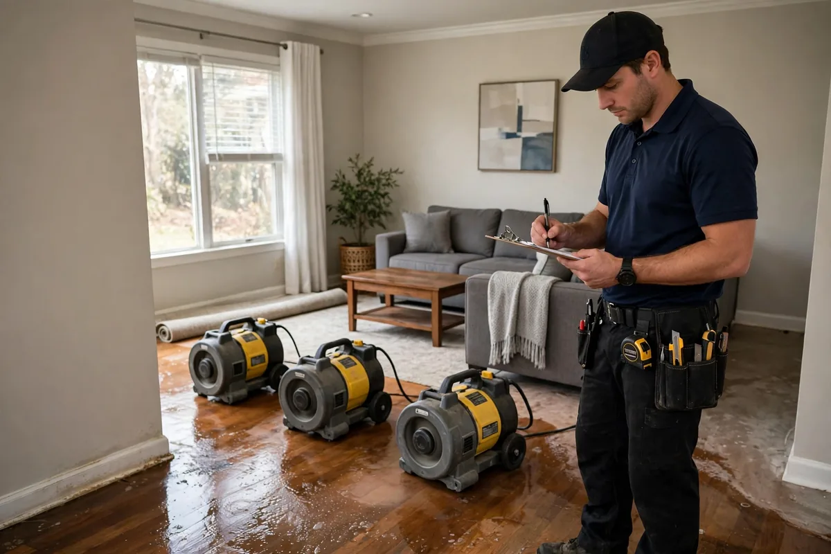Burst Pipe & Freeze Water Damage Repair Homedale, ID — a technician fitting pipe insulation