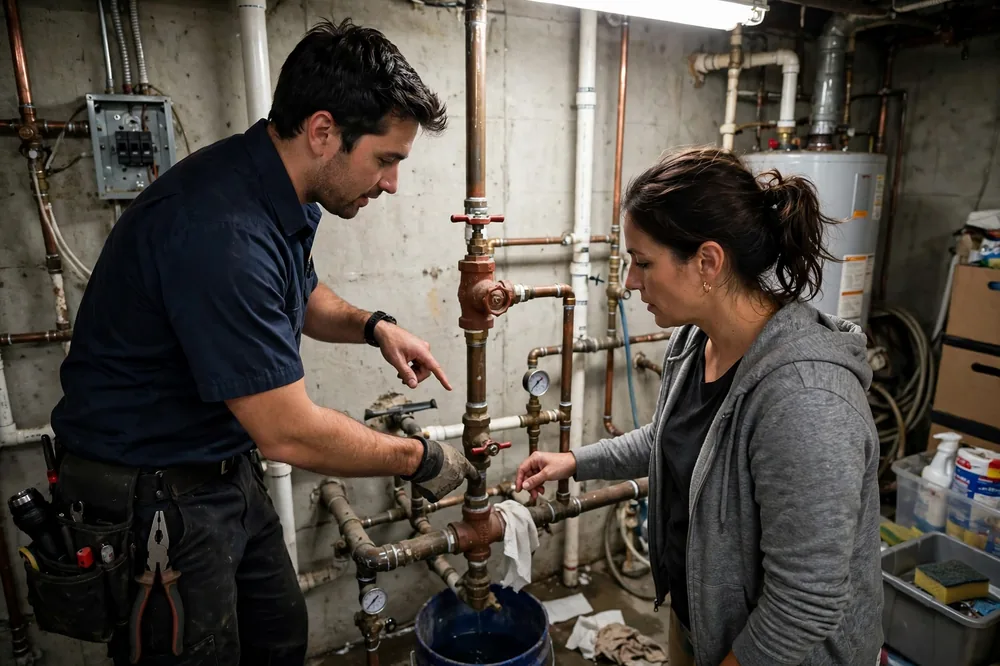 Burst Pipe & Freeze Water Damage Repair Horseshoe Bend, ID — thermal imaging used to find a hidden burst pipe