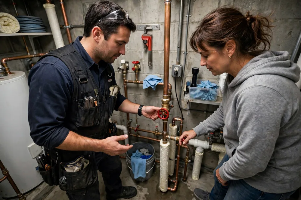 Burst Pipe & Freeze Water Damage Repair Inkom, ID — thermal imaging used to find a hidden burst pipe