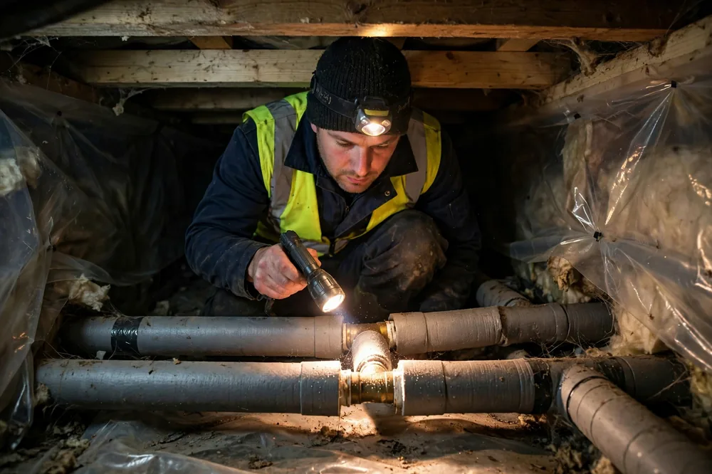 Burst Pipe & Freeze Water Damage Repair King Hill, ID — thermal imaging used to find a hidden burst pipe
