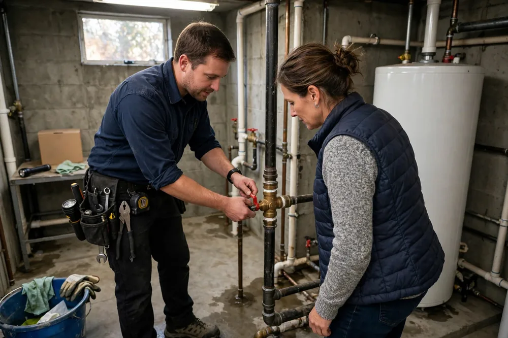 Burst Pipe & Freeze Water Damage Repair Lewisville, ID — thermal imaging used to find a hidden burst pipe