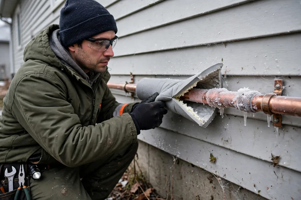 Burst Pipe & Freeze Water Damage Repair McCammon, ID — thermal imaging used to find a hidden burst pipe