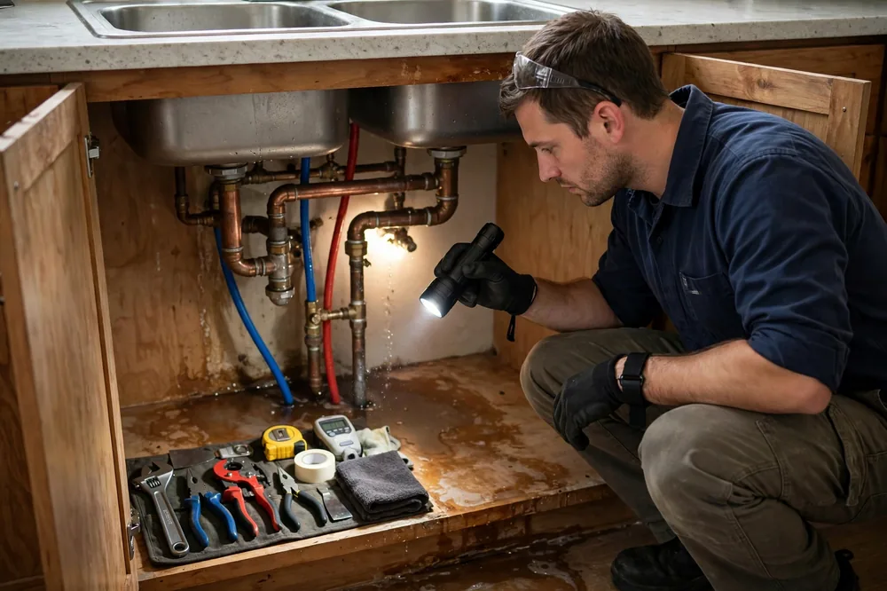 Burst Pipe & Freeze Water Damage Repair Melba, ID — thermal imaging used to find a hidden burst pipe