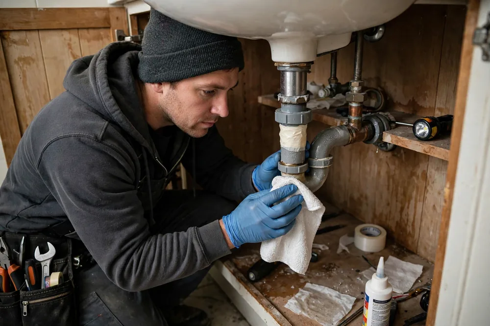 Burst Pipe & Freeze Water Damage Repair Menan, ID — thermal imaging used to find a hidden burst pipe