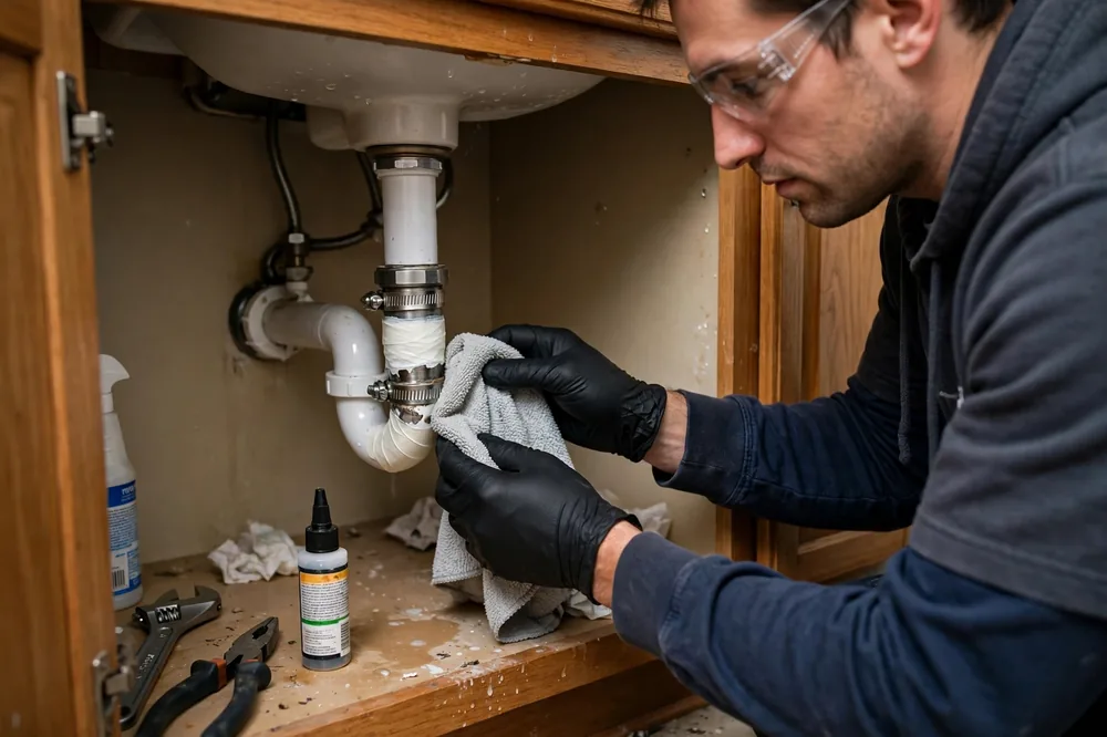 Burst Pipe & Freeze Water Damage Repair Ola, ID — thermal imaging used to find a hidden burst pipe