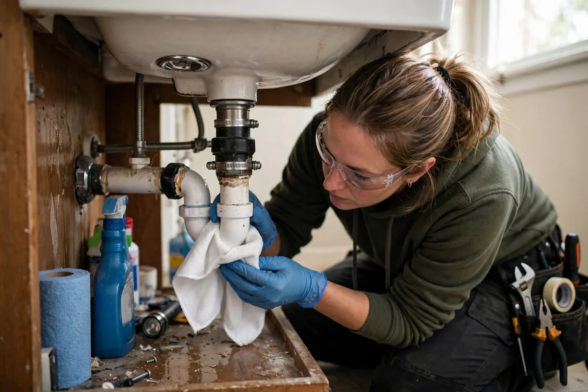 Burst Pipe & Freeze Water Damage Repair Rathdrum, ID — a technician fitting pipe insulation