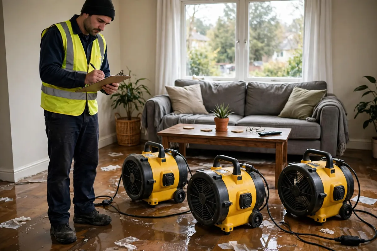 Burst Pipe & Freeze Water Damage Repair Rexburg, ID — a technician fitting pipe insulation
