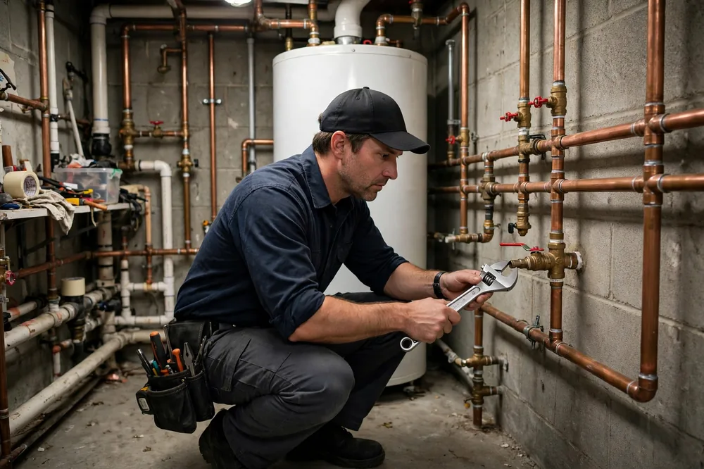 Burst Pipe & Freeze Water Damage Repair Rigby, ID — thermal imaging used to find a hidden burst pipe