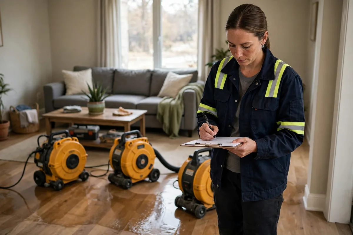 Burst Pipe & Freeze Water Damage Repair Rigby, ID — a technician fitting pipe insulation