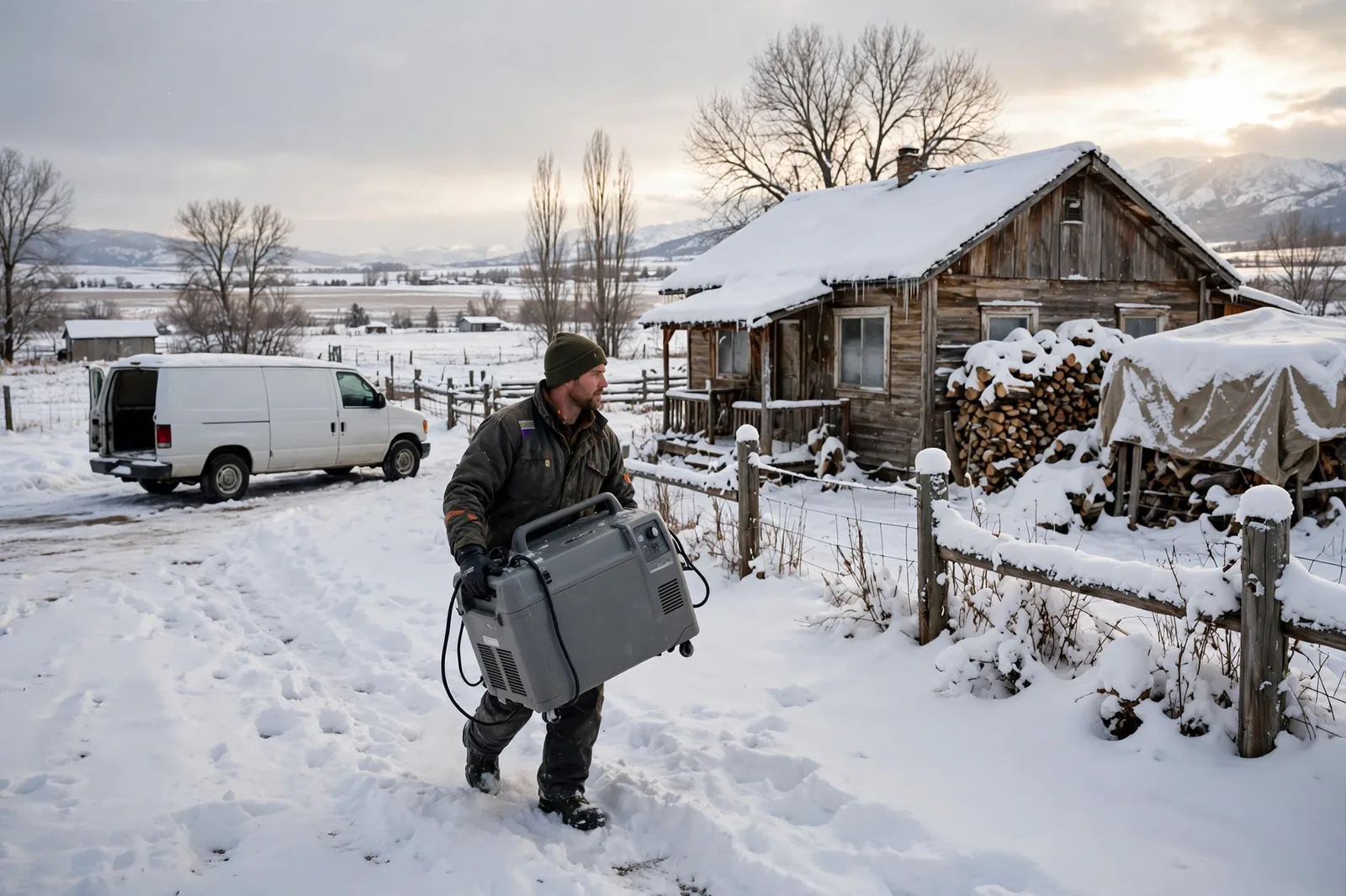 Burst Pipe & Freeze Water Damage Repair Roberts, ID — a technician repairing a burst pipe in a home