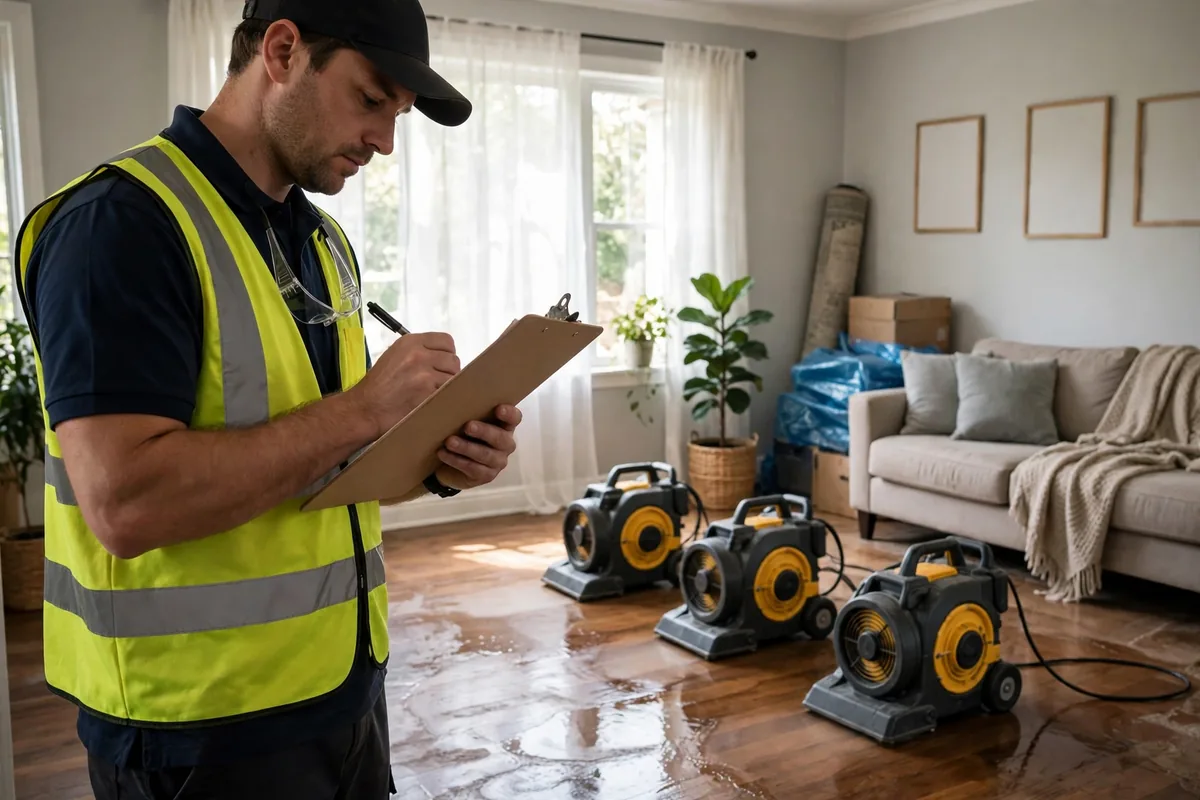 Burst Pipe & Freeze Water Damage Repair Roberts, ID — a technician fitting pipe insulation