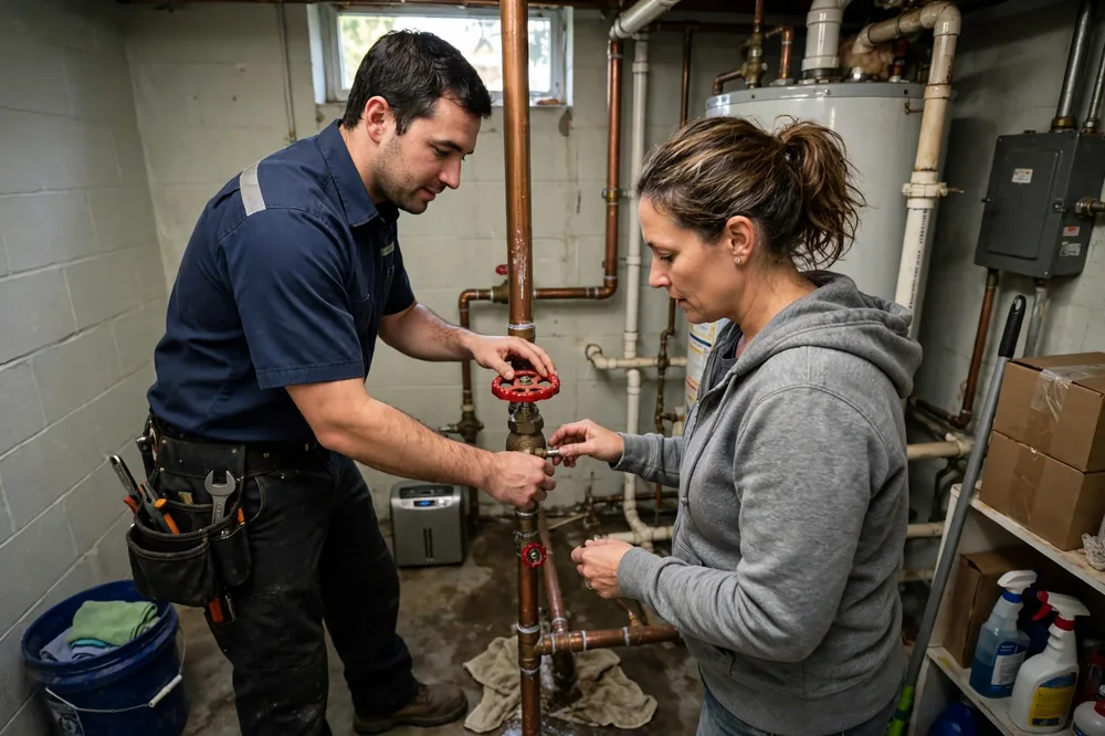Burst Pipe & Freeze Water Damage Repair Sandpoint, ID — thermal imaging used to find a hidden burst pipe