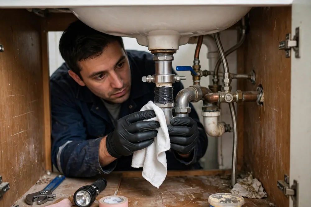 Burst Pipe & Freeze Water Damage Repair Shelley, ID — thermal imaging used to find a hidden burst pipe