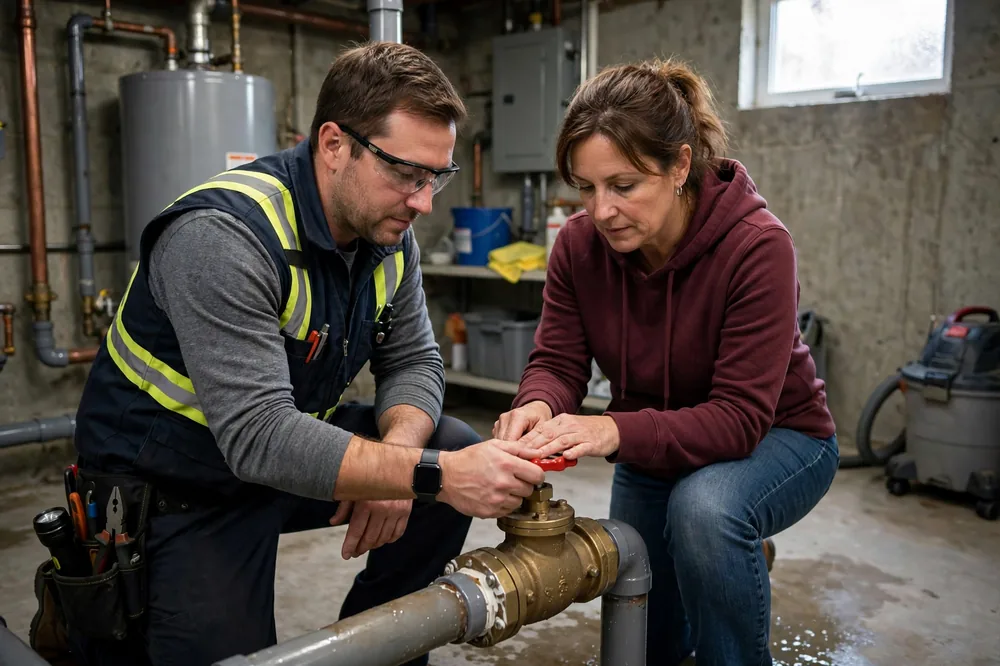 Burst Pipe & Freeze Water Damage Repair Spirit Lake, ID — thermal imaging used to find a hidden burst pipe