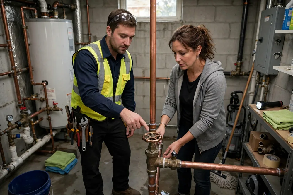 Burst Pipe & Freeze Water Damage Repair Springfield, ID — thermal imaging used to find a hidden burst pipe