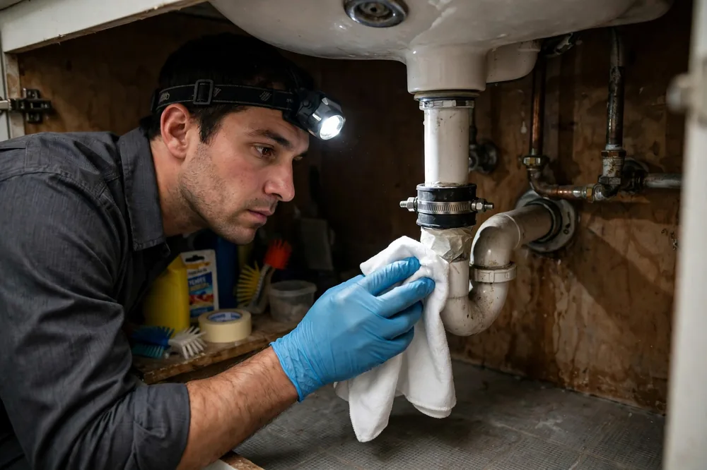 Burst Pipe & Freeze Water Damage Repair Star, ID — thermal imaging used to find a hidden burst pipe