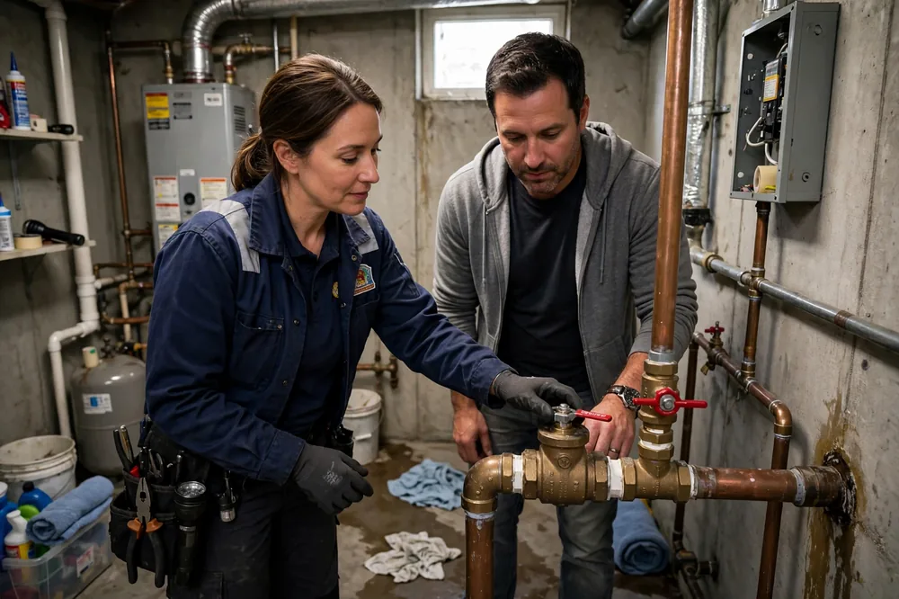 Burst Pipe & Freeze Water Damage Repair Sugar City, ID — thermal imaging used to find a hidden burst pipe