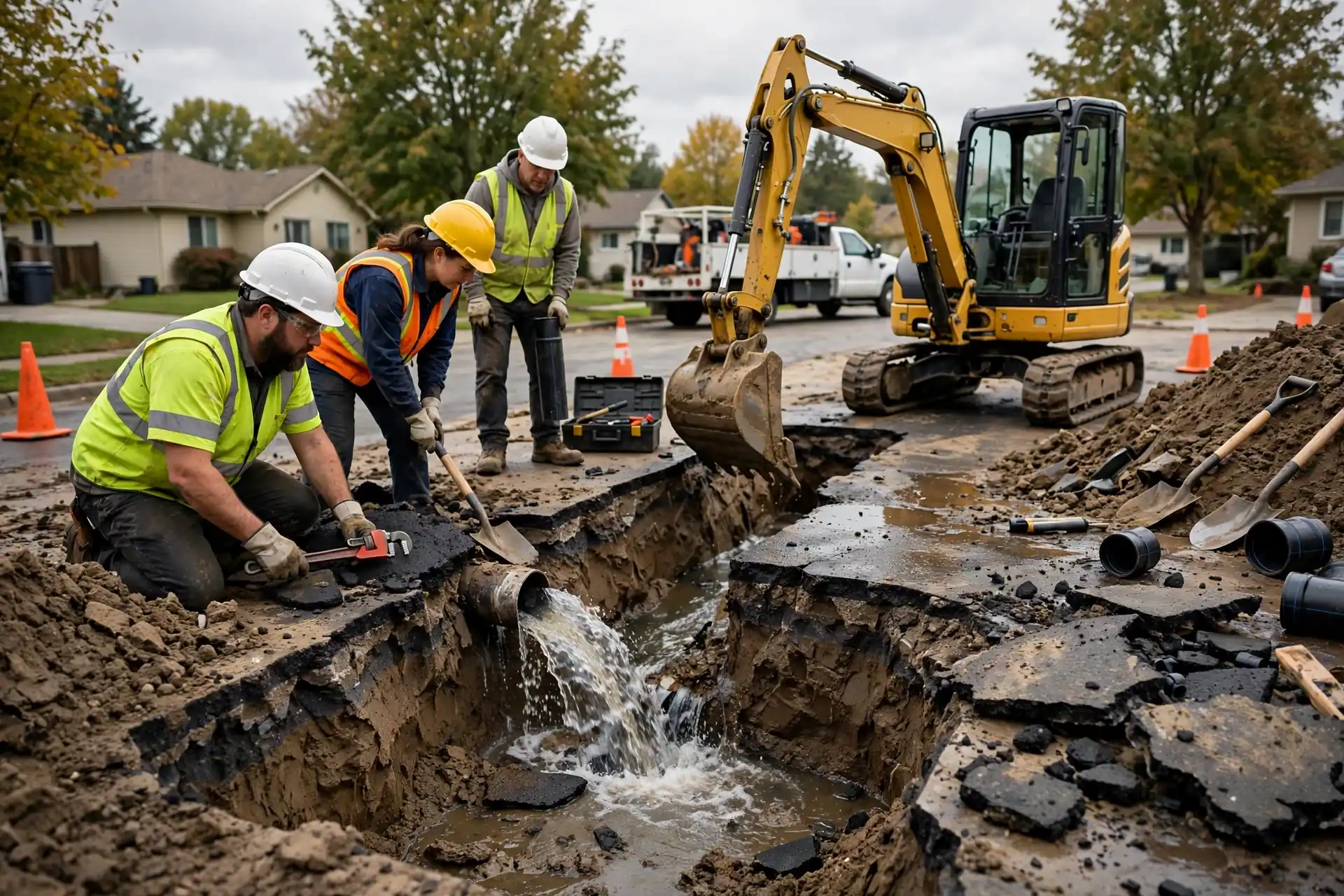 Burst Pipe Under Foundation Repair — guide cover image