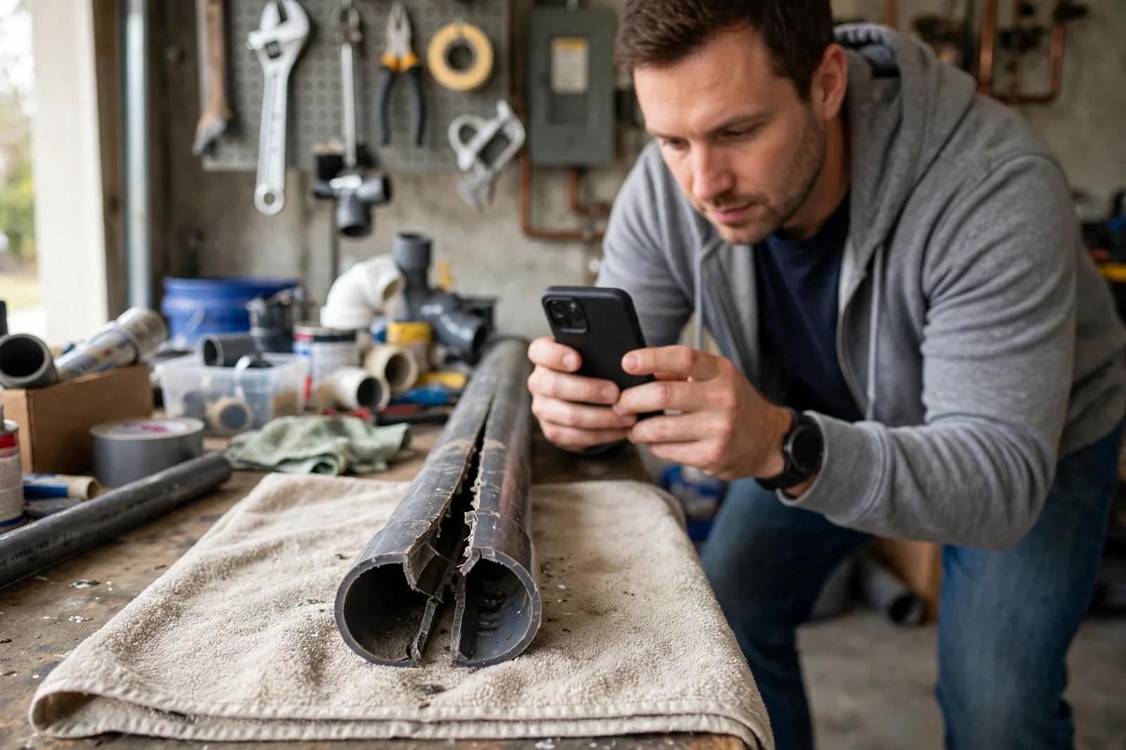 Document Burst Pipe Damage Insurance Claim — guide cover image