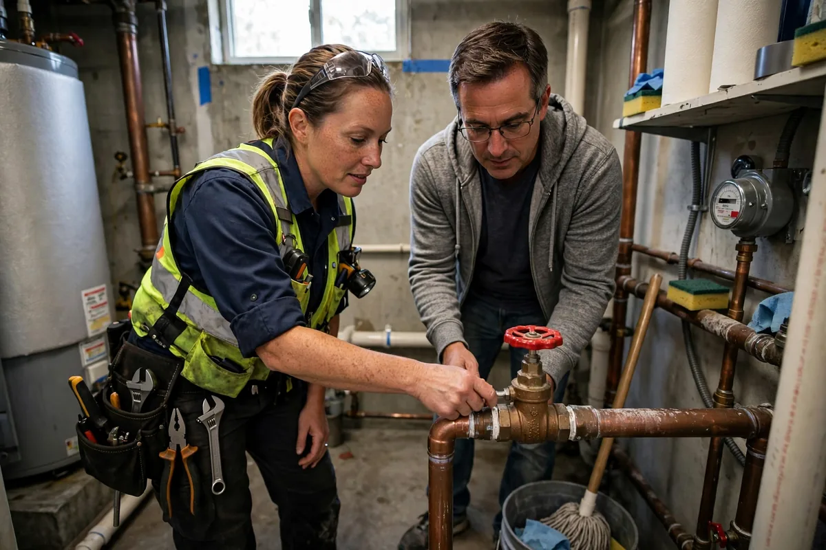 Emergency Burst Pipe & Freeze Water Damage Repair Athol, ID — closing the main shutoff valve during the first hour