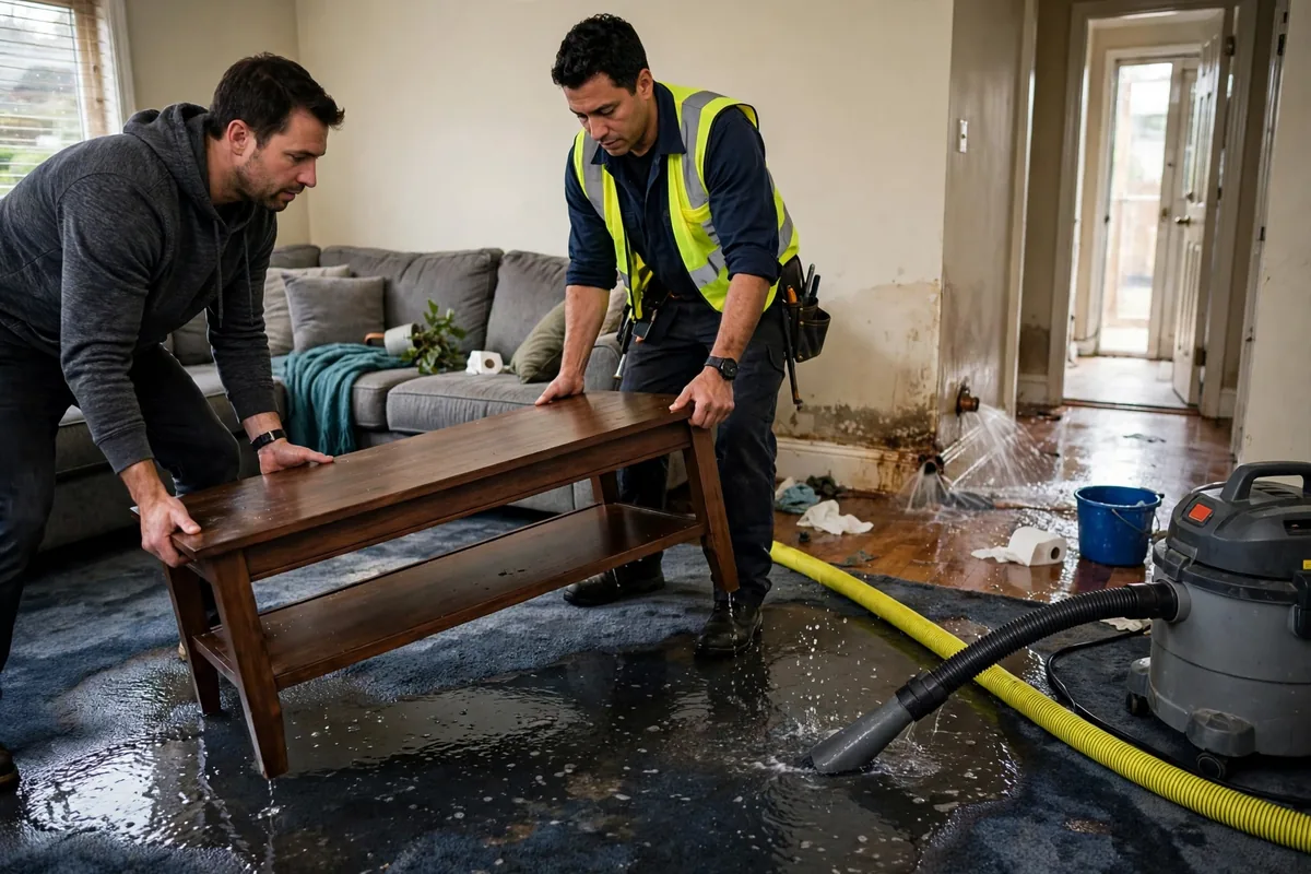 Emergency Burst Pipe & Freeze Water Damage Repair Bayview, ID — closing the main shutoff valve during the first hour