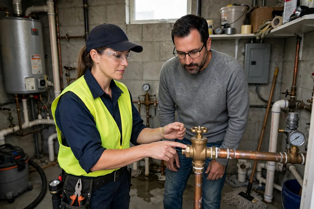 Emergency Burst Pipe & Freeze Water Damage Repair Chester, ID — closing the main shutoff valve during the first hour