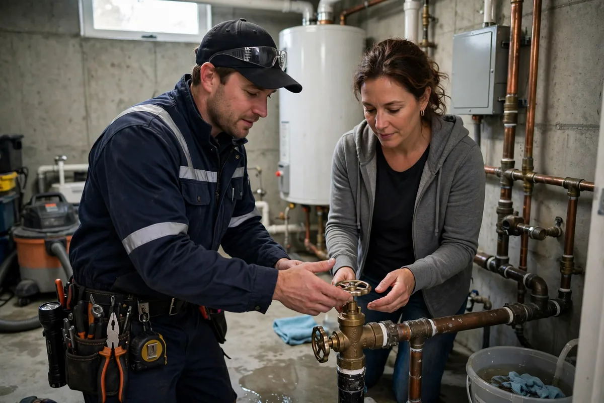 Emergency Burst Pipe & Freeze Water Damage Repair Clark Fork, ID — closing the main shutoff valve during the first hour