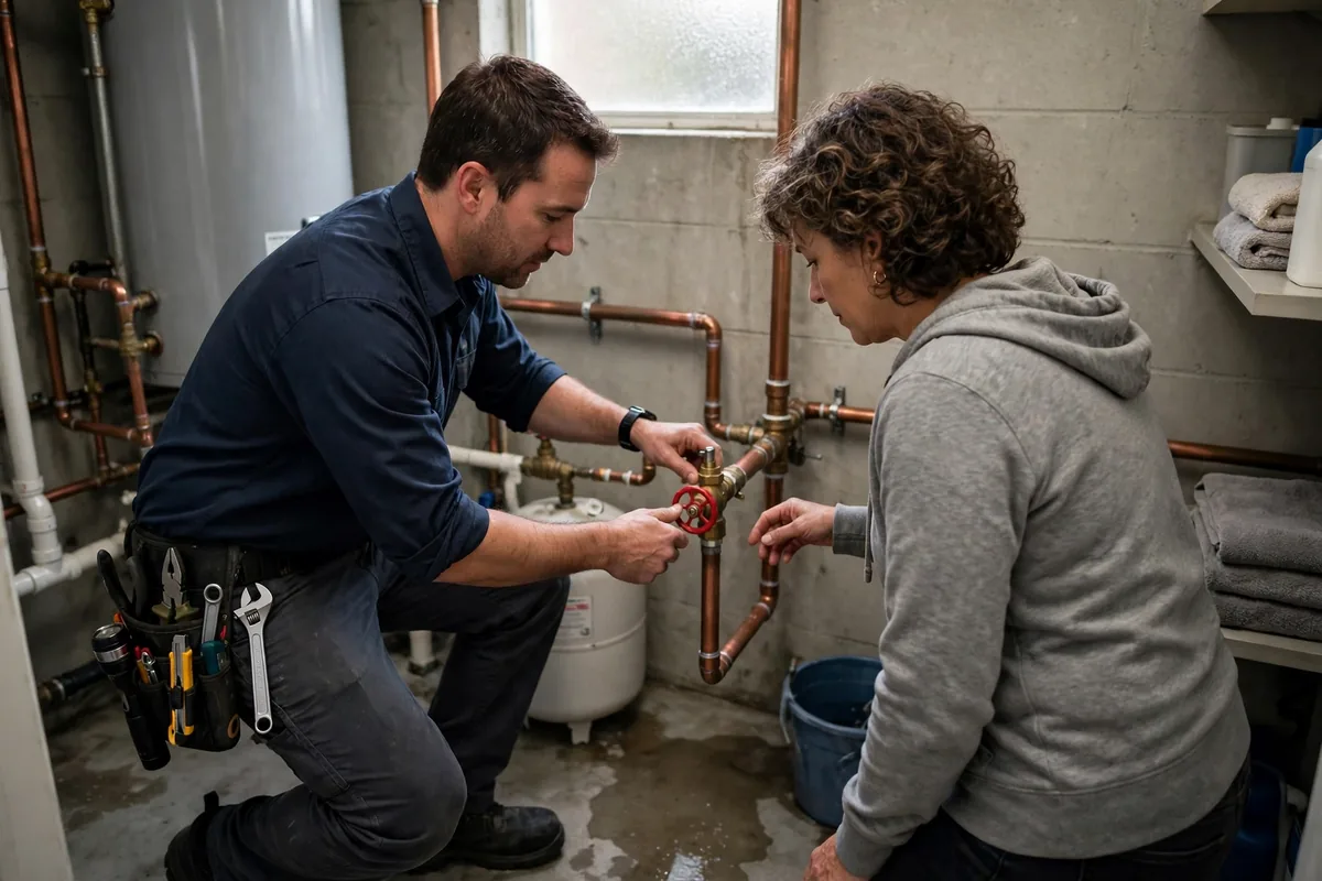 Emergency Burst Pipe & Freeze Water Damage Repair Downey, ID — closing the main shutoff valve during the first hour