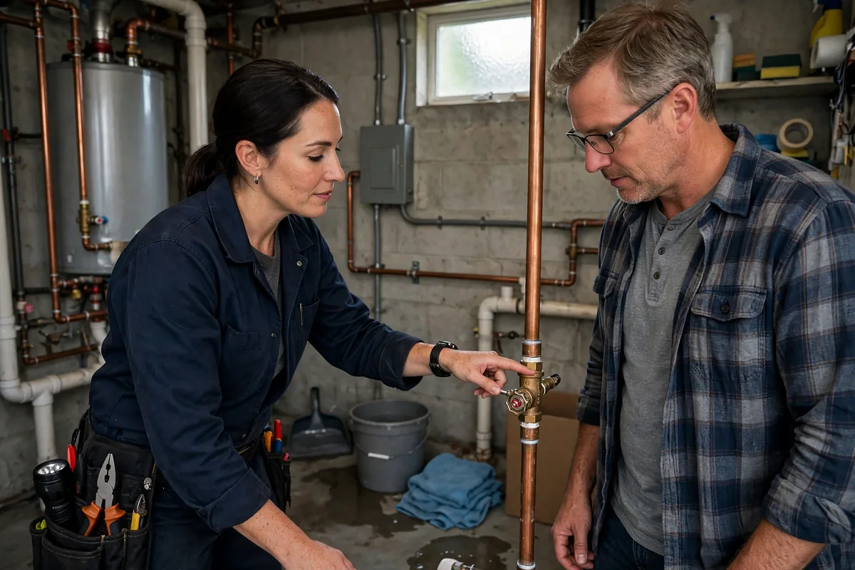 Emergency Burst Pipe & Freeze Water Damage Repair Eagle, ID — closing the main shutoff valve during the first hour