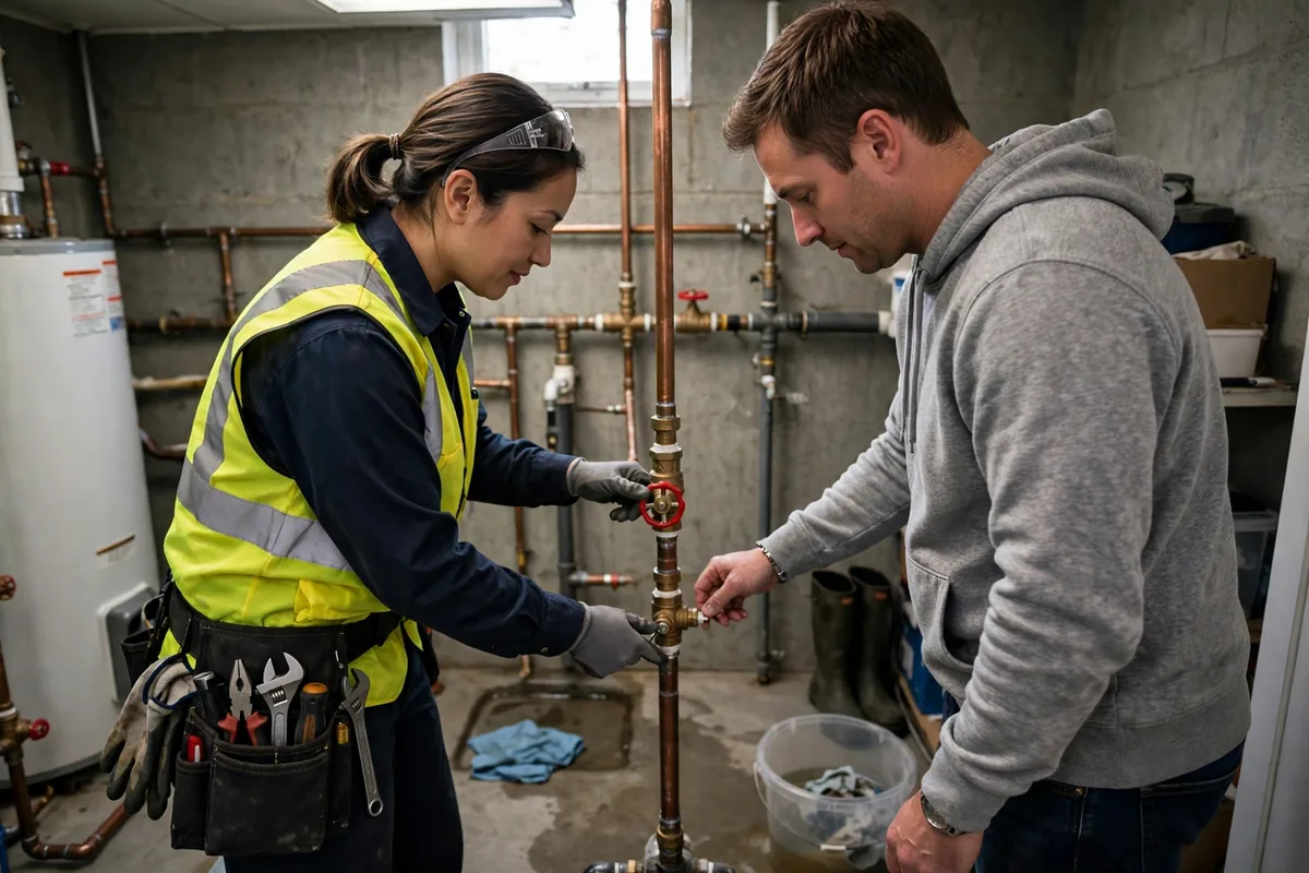 Emergency Burst Pipe & Freeze Water Damage Repair Fruitland, ID — closing the main shutoff valve during the first hour