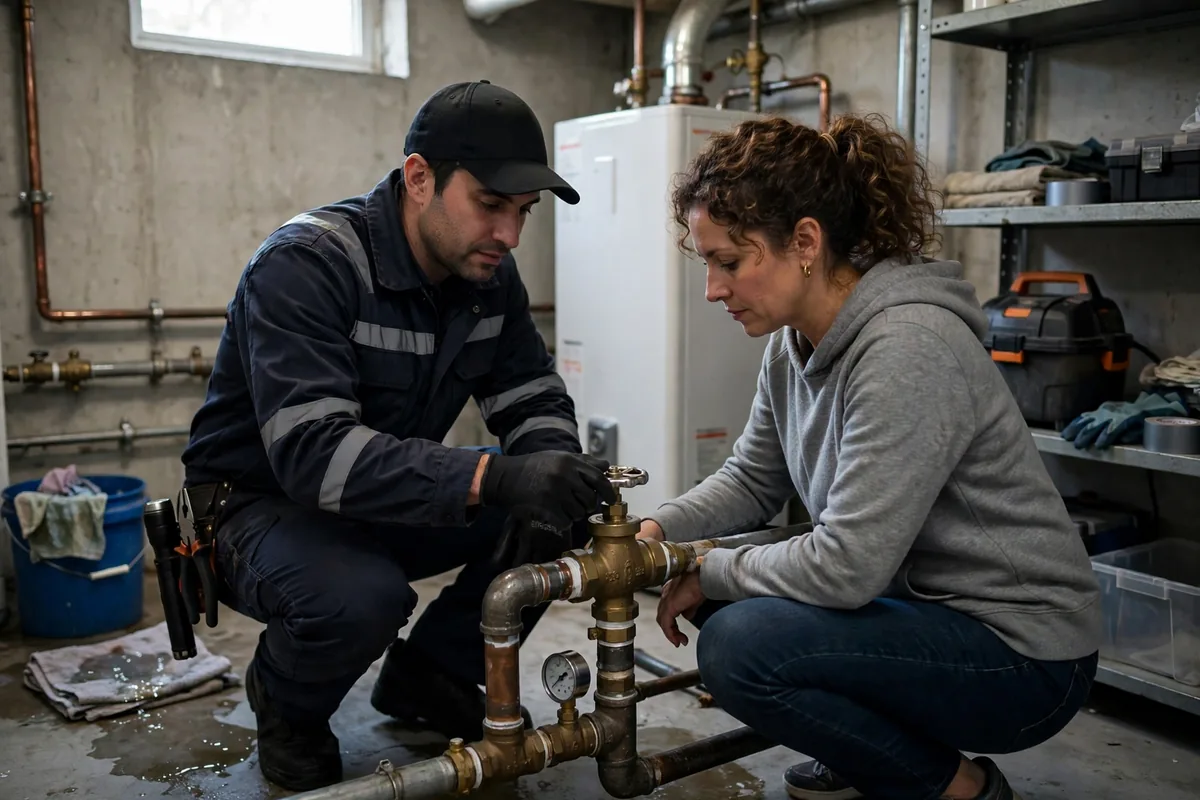 Emergency Burst Pipe & Freeze Water Damage Repair Glenns Ferry, ID — closing the main shutoff valve during the first hour