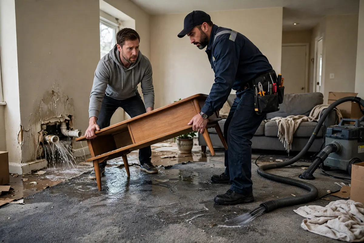 Emergency Burst Pipe & Freeze Water Damage Repair Grace, ID — closing the main shutoff valve during the first hour