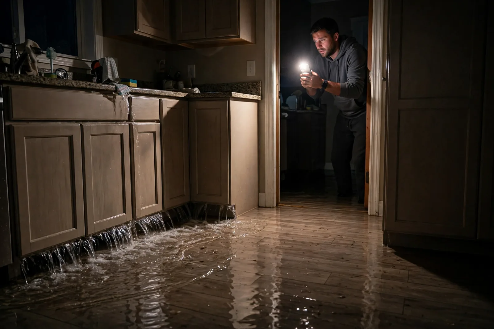 Emergency Burst Pipe & Freeze Water Damage Repair Hammett, ID — first-hour response to a burst pipe, shutoff valve being closed