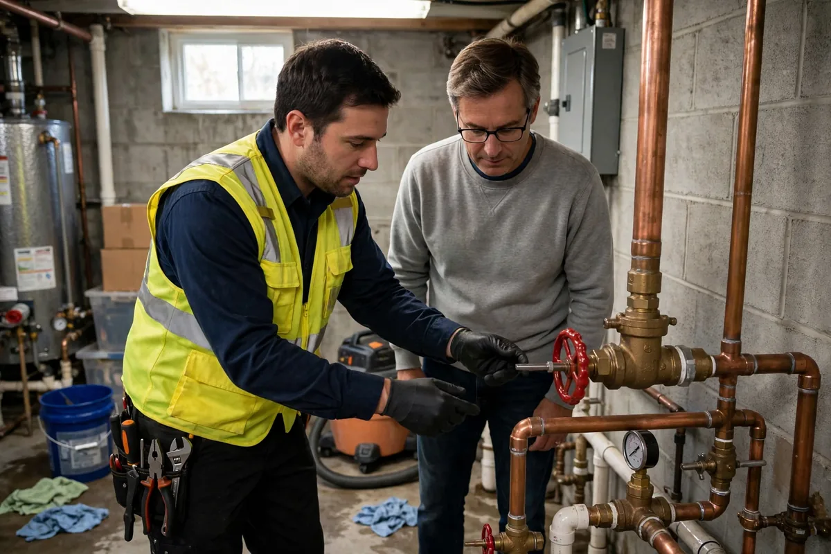 Emergency Burst Pipe & Freeze Water Damage Repair Harrison, ID — closing the main shutoff valve during the first hour