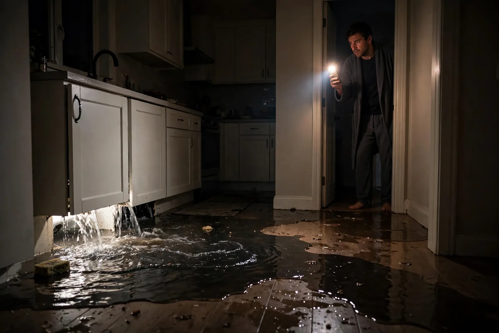 Emergency Burst Pipe & Freeze Water Damage Repair Iona, ID — first-hour response to a burst pipe, shutoff valve being closed