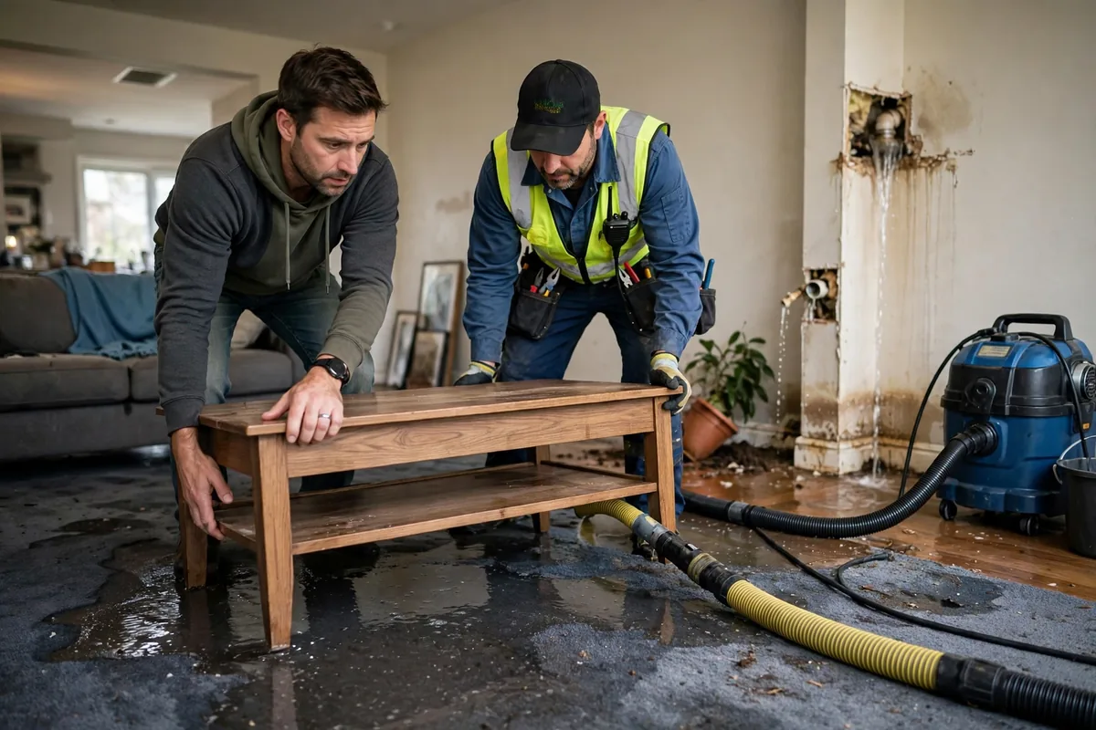 Emergency Burst Pipe & Freeze Water Damage Repair King Hill, ID — closing the main shutoff valve during the first hour