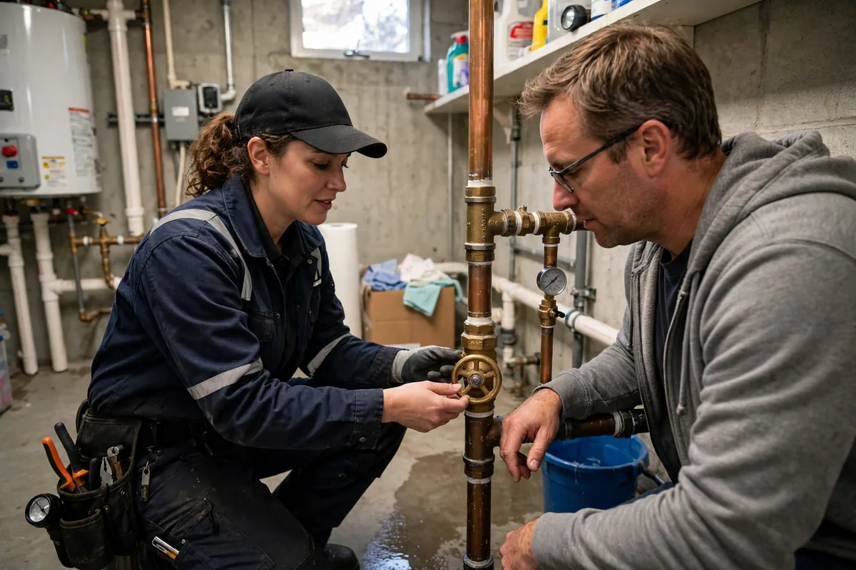 Emergency Burst Pipe & Freeze Water Damage Repair Kuna, ID — closing the main shutoff valve during the first hour