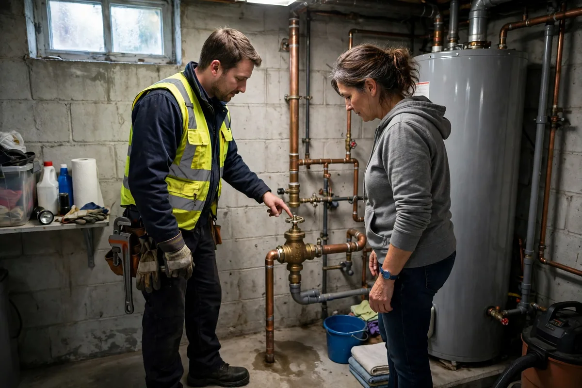 Emergency Burst Pipe & Freeze Water Damage Repair Malad City, ID — closing the main shutoff valve during the first hour